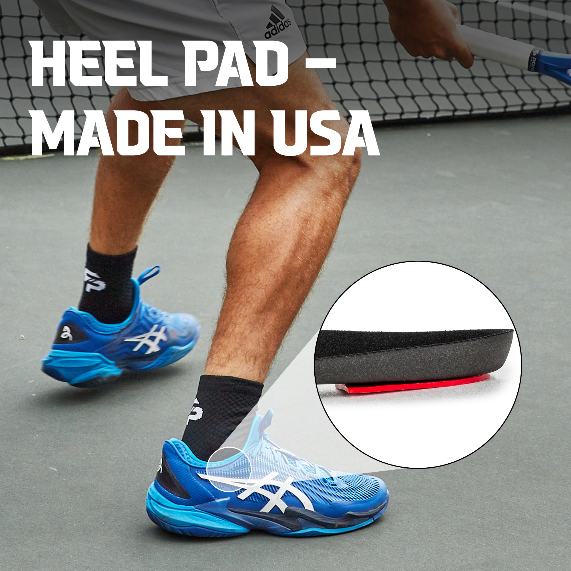 NEW! 1 Pair of RTP HEEL PAD XC v2 Red