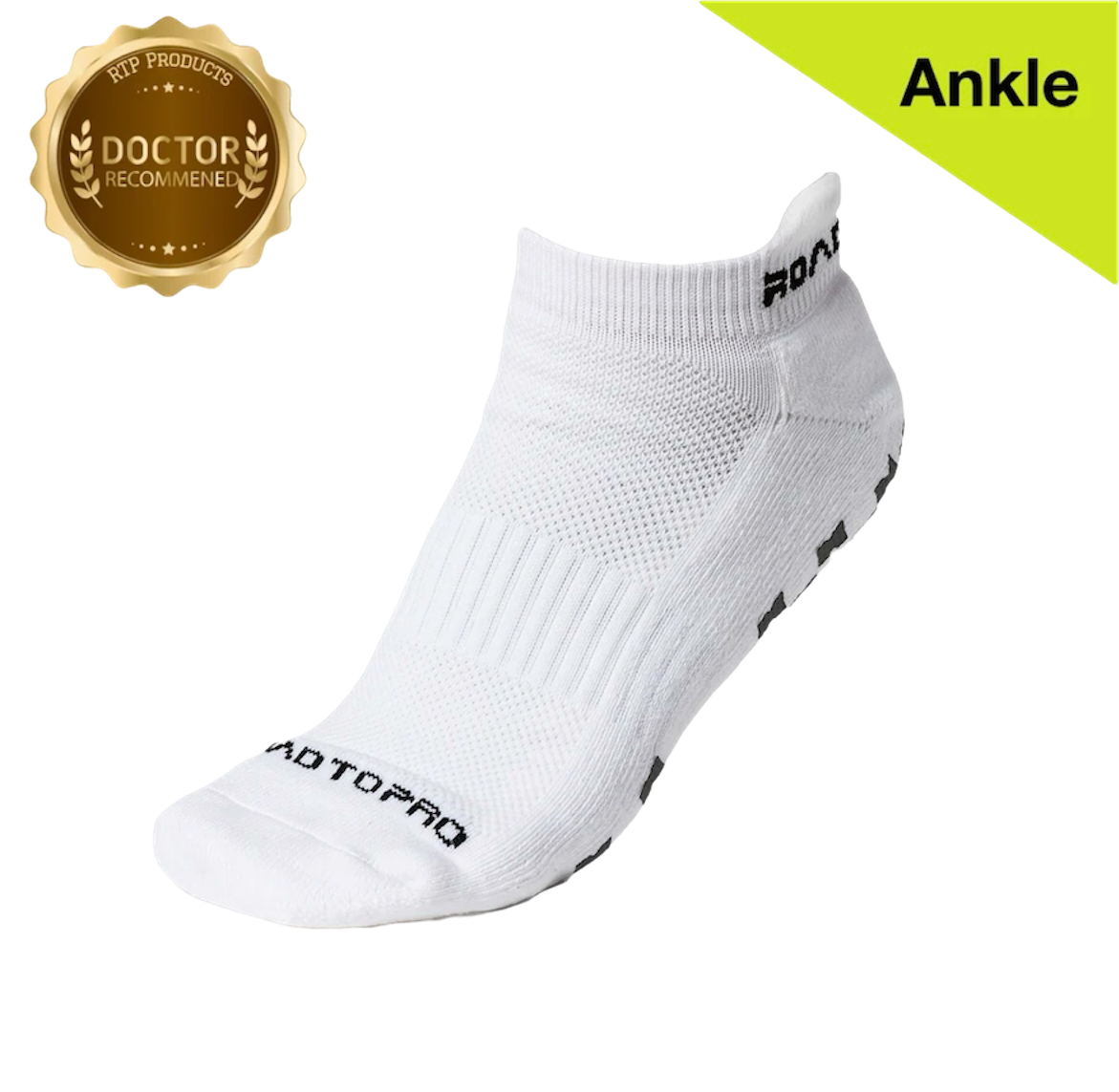 NEW! RTP ULTRAGRIP V2 Dual sided Non-slip Technology Ankle Socks
